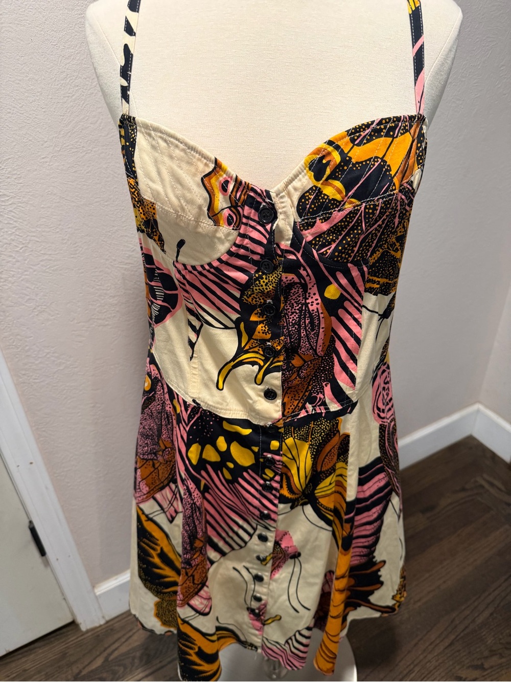Vintage Y2K Betsey Johnson Butterfly print dress . - Picture 3 of 7